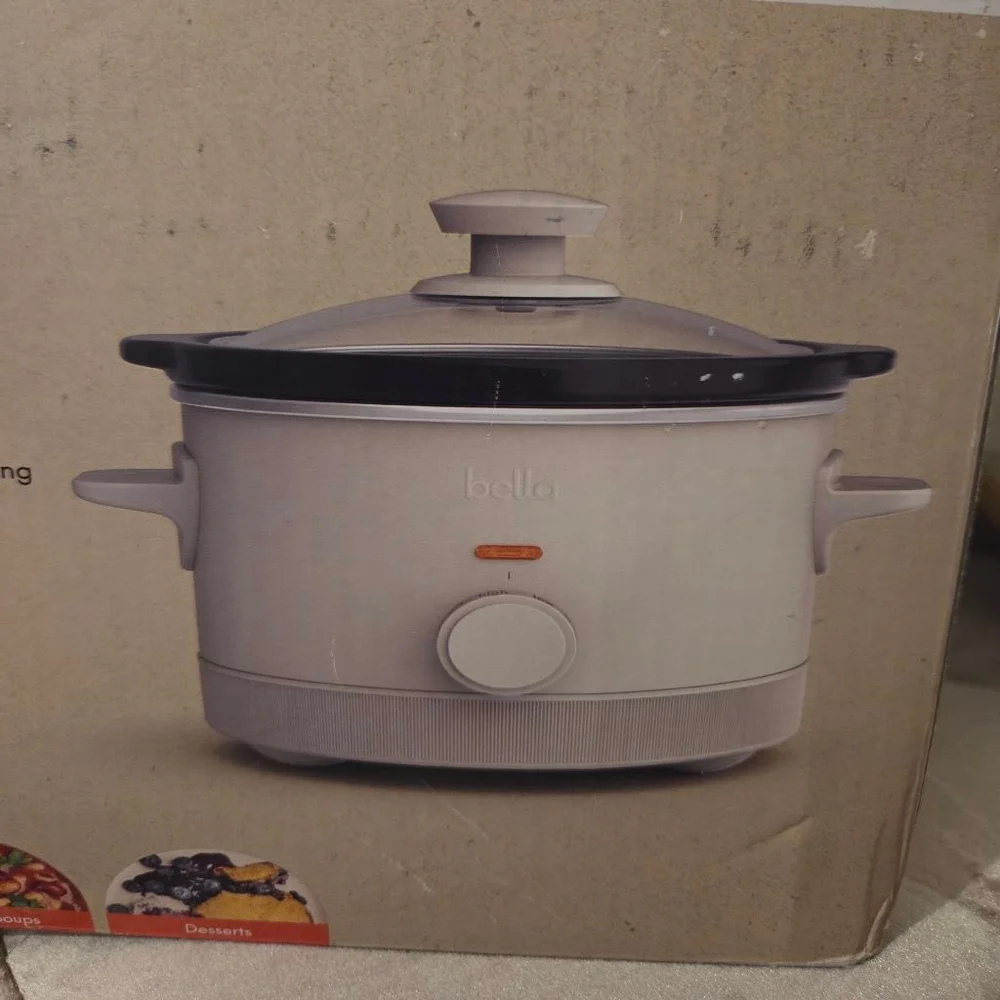 Bella 1.5 QT Slow Cooker Oatmilk One Size